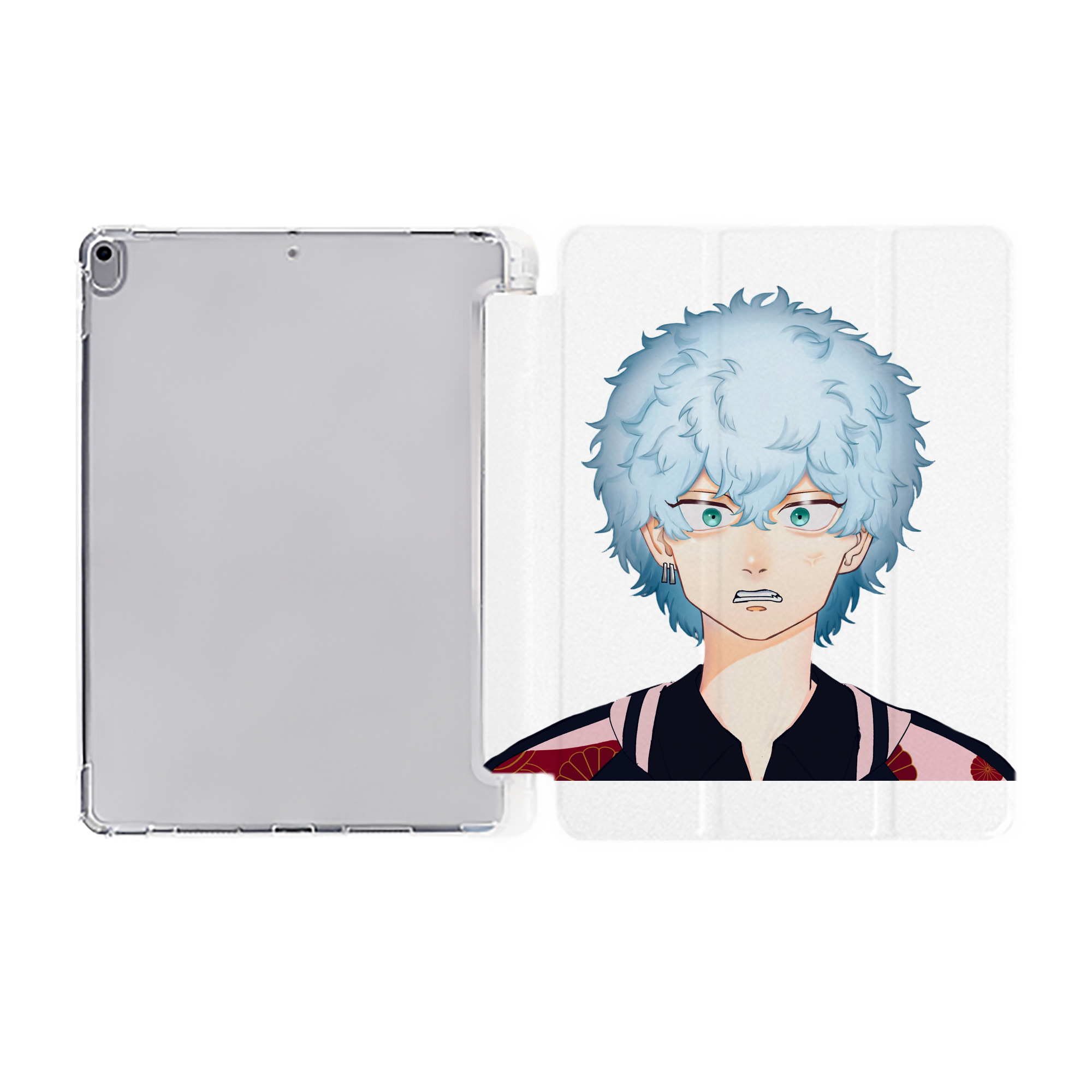 （画像用） 東京リベンジャーズ Tokyo Revengers IPad ケース ペン収納付き 三つ折りスタンド PUレザー×シリコン 対応機種9.5/10.5/10.9インチ